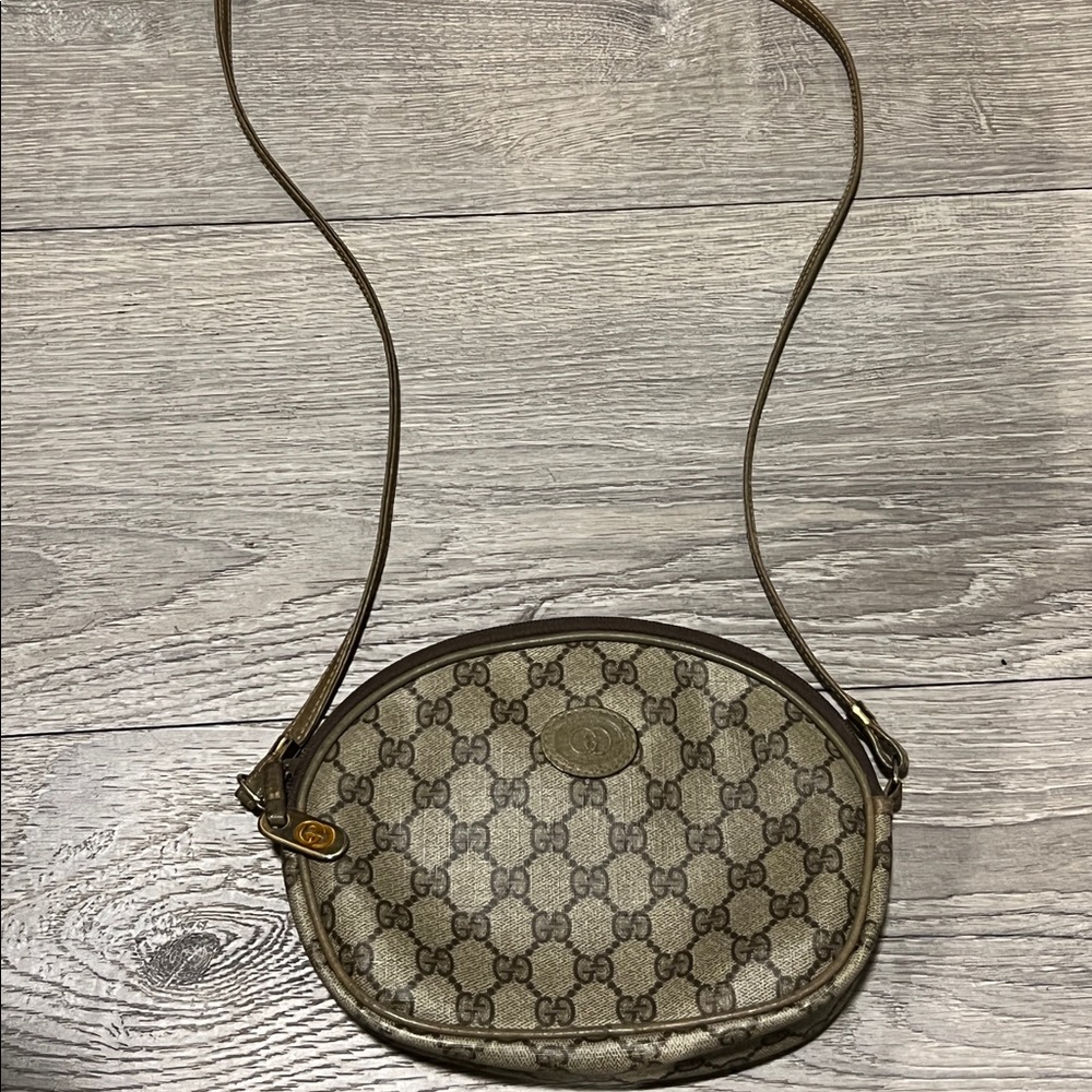 Gucci circular monogram crossbody bag